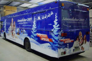 Bus-Beschriftung für die Weihnachts-Promotion-Tour des MDR Sachsen Spiegel_62
