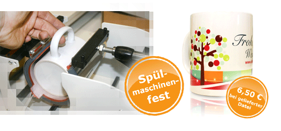 Werbeagentur Future Werbung Chemnitz Sublimationsdruck Tassendruck