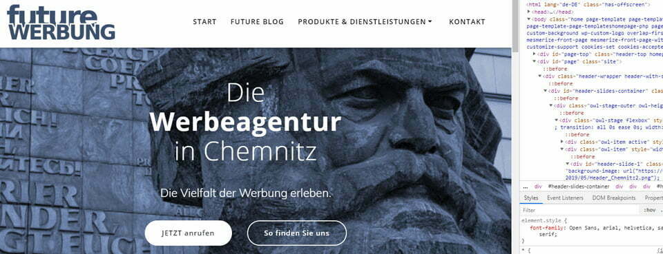 Blogbeitrag vom Relaunch