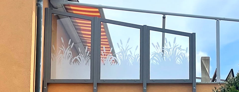 Sichtschutzfolien für Winschutzanlagen