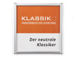 Innenbeschilderung KLASSIK De Luxe