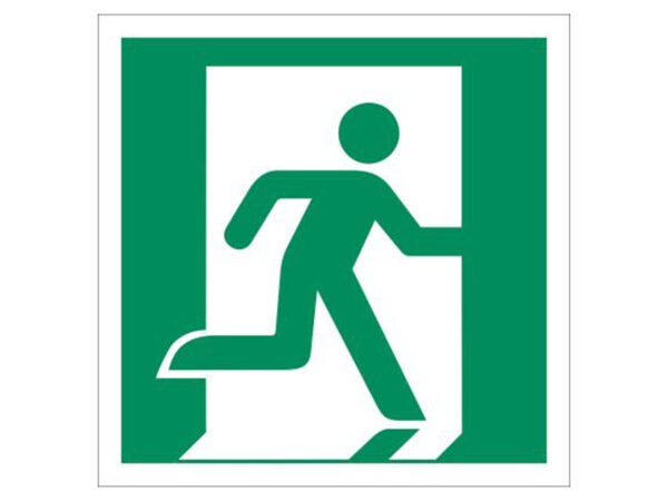 Notausgang rechts/links nach ISO 7010