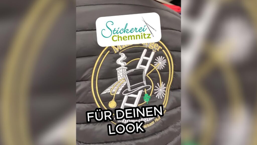 Stickerei auf Jeansjacken